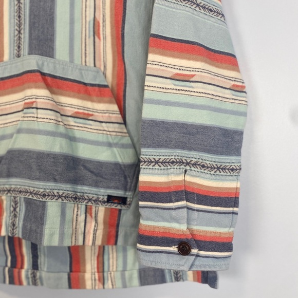Faherty Womens Baja Hoodie Sierra Paradise Cotton Blend Sz Medium M Aztec Cozy - Picture 7 of 9